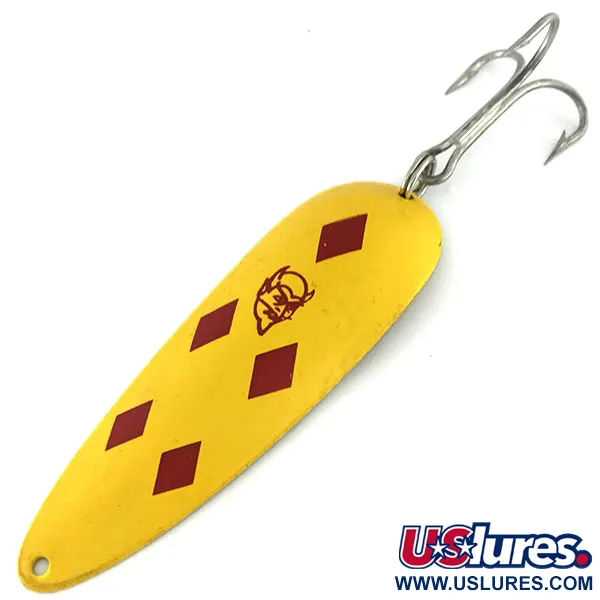 Vintage  Eppinger Dardevle, 1oz Five of Diamonds fishing spoon #9501