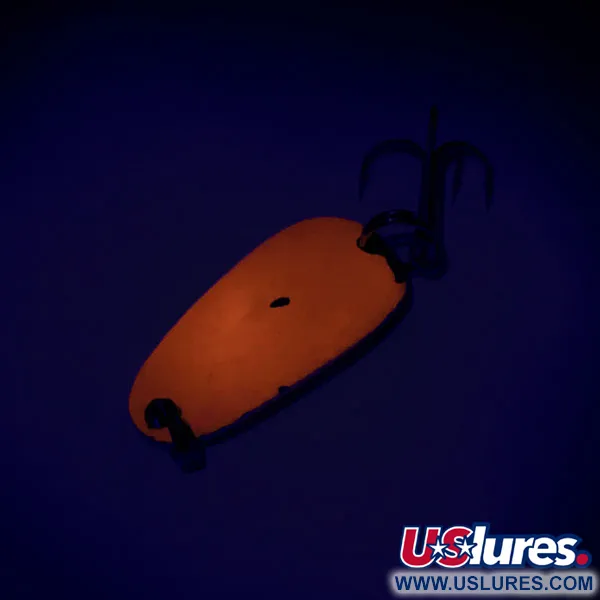 Vintage   Sølvkroken Spesial Classic UV, 1/4oz Red UV / Silver fishing spoon #9528