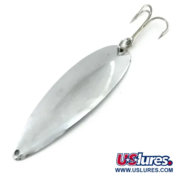 Vintage   Johnson Sprite, 3/5oz Nickel fishing spoon #9535