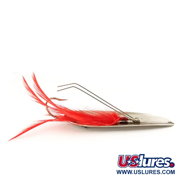 Vintage  Eppinger Weedless Dardevle , 1oz Hammered Silver fishing spoon #9543