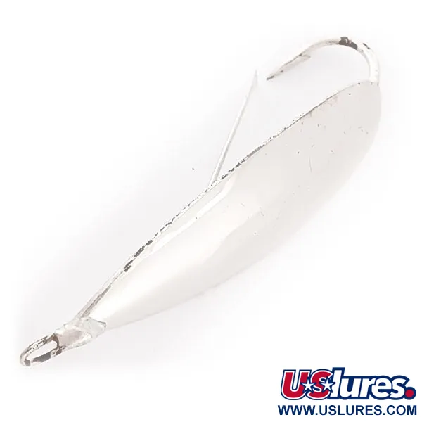 Vintage   Weedless Johnson Silver Minnow, 3/4oz Silver fishing spoon #9550