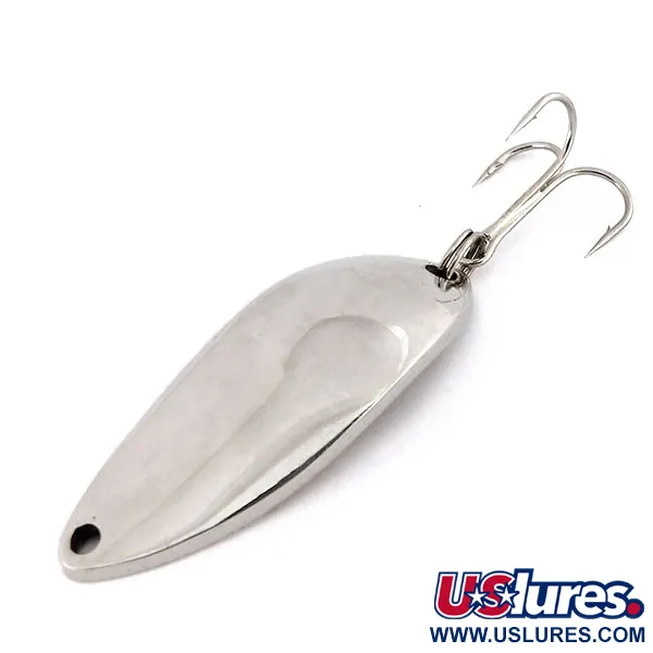 Vintage  Luhr Jensen Little Jewel, 1/2oz Nickel fishing spoon #9592