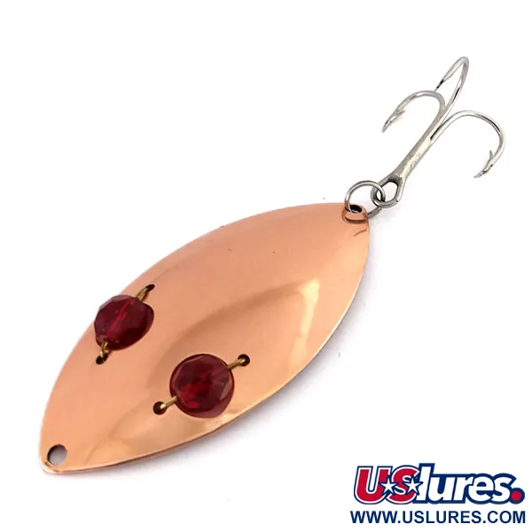 Vintage   Horrocks-Ibbotson Wobbler, 3/4oz Copper / Red Eyes fishing spoon #9599