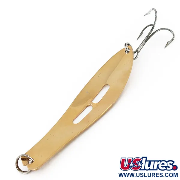 Vintage  Prescott Spinner Little Doctor 275, 3/5oz Gold fishing spoon #9649