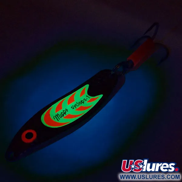 Vintage   Mepps Syclops 1, 2/5oz Gold fishing spoon #9669