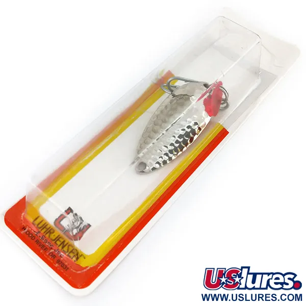  Luhr Jensen Little Jewel, 1/2oz Hammered Nickel fishing spoon #9673