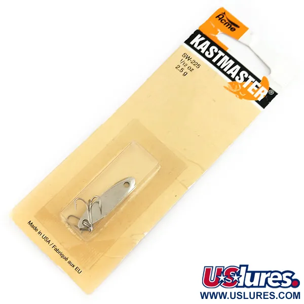  Acme Kastmaster , 3/32oz Nickel / Green fishing spoon #9691