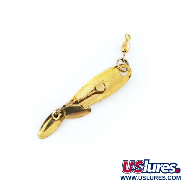 Vintage  Hildebrandt Spinners Hildebrandt, 1/32oz Gold fishing spoon #9713