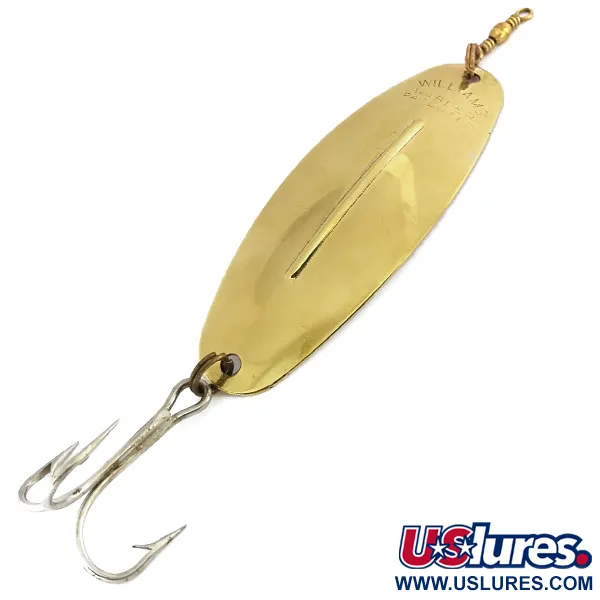 Vintage   Williams Wabler W70, 1oz Gold / Silver fishing spoon #9726