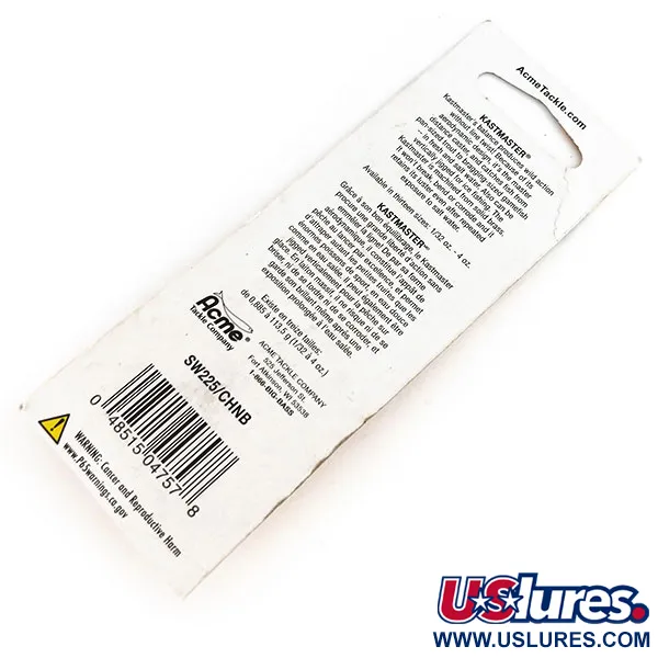  Acme Kastmaster , 3/32oz Nickel / Blue fishing spoon #9730