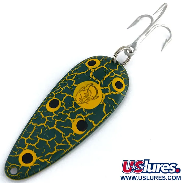  Eppinger Dardevle Dardevlet , 3/4oz Frog / Nickel fishing spoon #9750