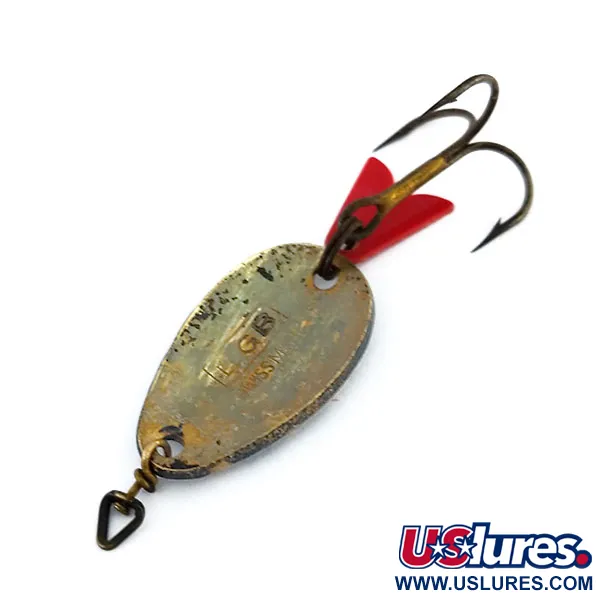 Vintage   EGB Swiss made, 3/32oz Brass fishing spoon #9753