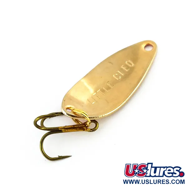 Vintage   Little Cleo Seneca , 1/8oz Copper / Red fishing spoon #9762