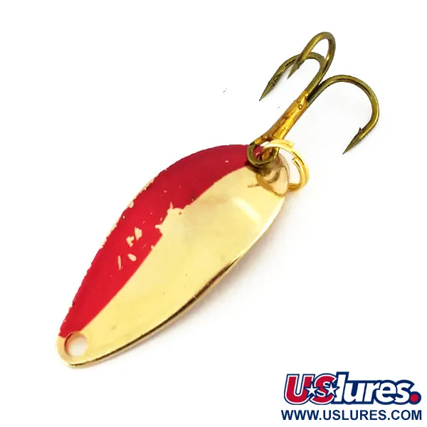 Vintage   Little Cleo Seneca , 1/8oz Copper / Red fishing spoon #9762
