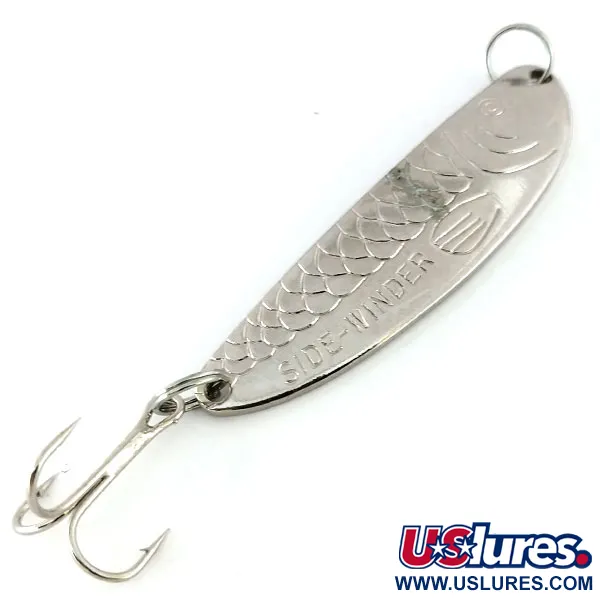 Vintage  Acme Side-winder, 1/3oz Nickel fishing spoon #9769