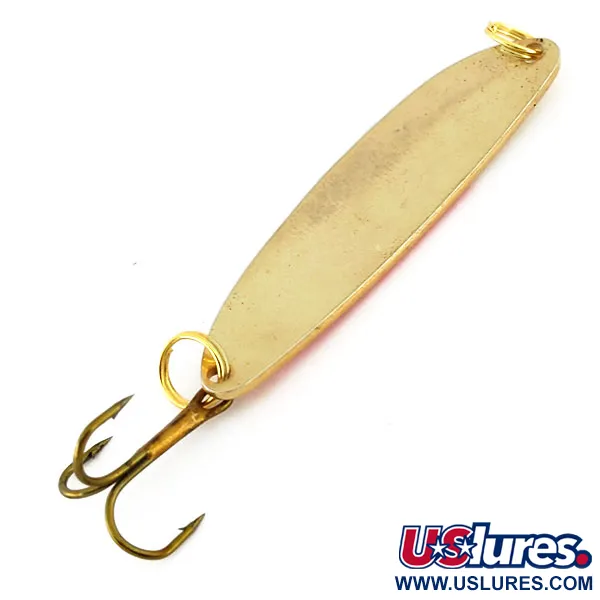 Vintage  Acme Side-winder, 1/3oz Gold / Red fishing spoon #9770