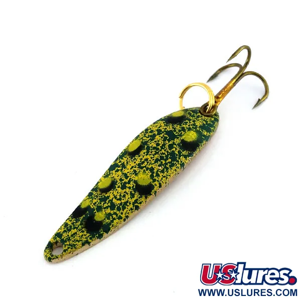  Acme Fiord Spoon, 1/4oz Frog / Gold fishing spoon #9796