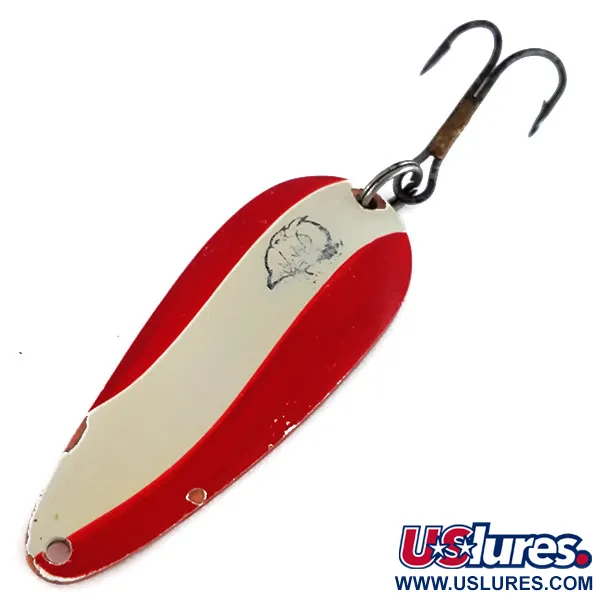 Vintage  Eppinger Dardevle Imp , 2/5oz Black / White / Copper fishing spoon #9799