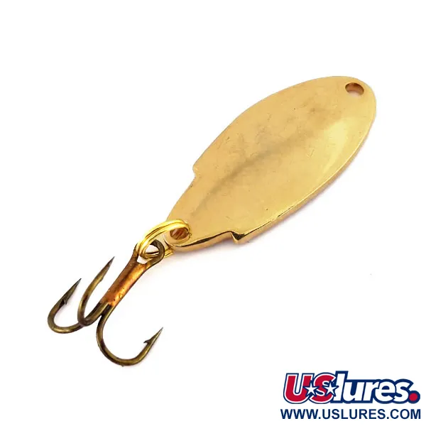 Vintage   Acme Thunderbolt , 1/8oz Gold fishing spoon #9803