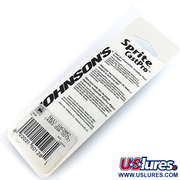   Johnson Sprite Cast Pro , 3/8oz Nickel fishing spoon #9819