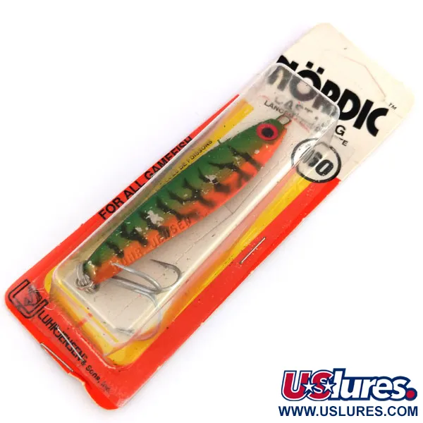   Luhr Jensen Nordic #60, 2oz Metal Tiger fishing spoon #9855