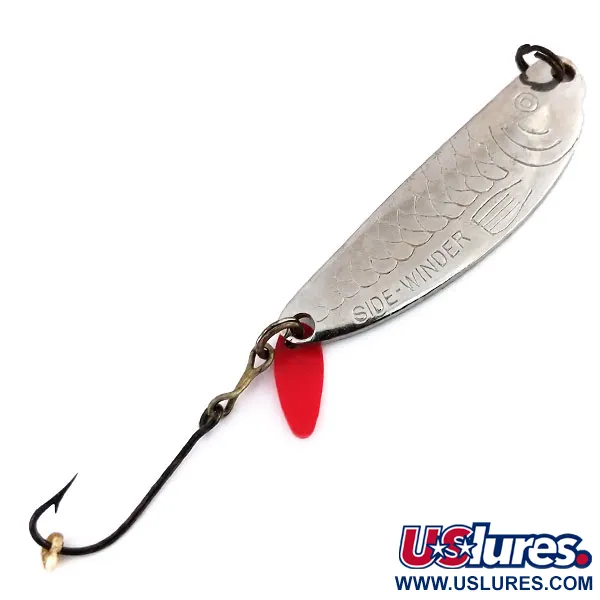 Vintage  Acme Side-winder, 1/4oz Nickel fishing spoon #9862