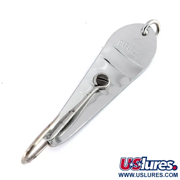 Vintage  Luhr Jensen Reflecto #2, 1/4oz Nickel fishing spoon #9865