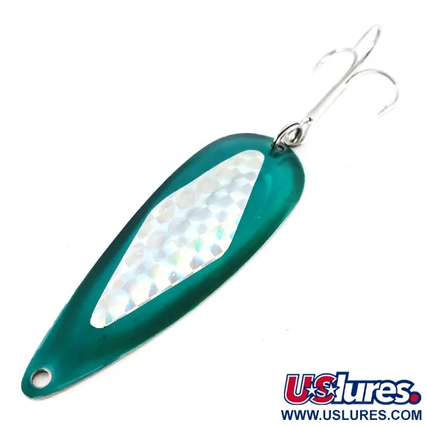 Vintage  Marathon  Marathon, 1/2oz Green / Nickel fishing spoon #9971